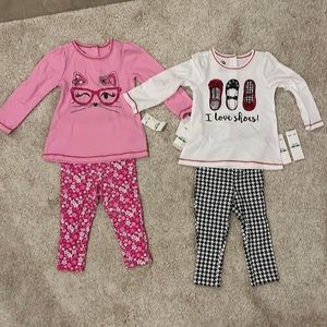 2 shirts, 2 pants for 18 month. All new with tags